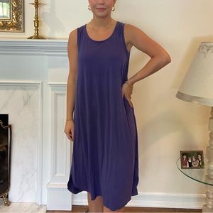 Eileen fisher basic cotton summer tank dress